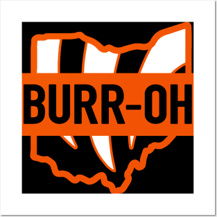 BURR-OH, Cincinnati Football design Posters and Art